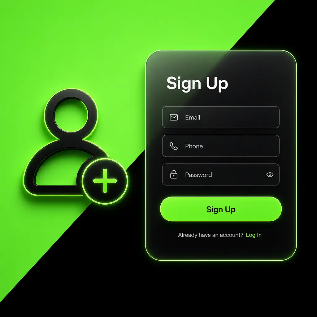 Step-by-step guide to registering on Midnite, including account setup, identity verification and funding options for the welcome bonus.