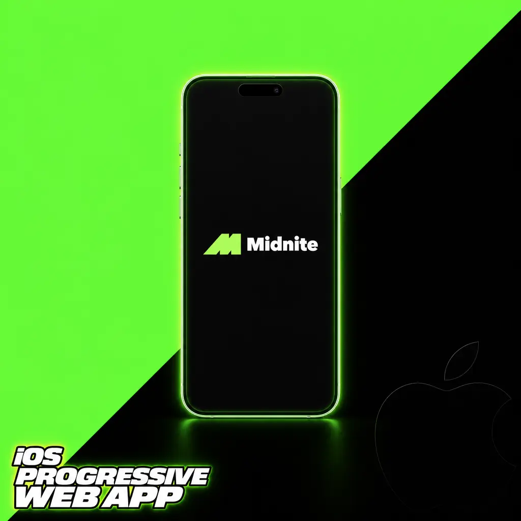 Screenshot showing how to install the iOS Progressive Web App via Safari's Add to Home Screen feature on iPhone or iPad