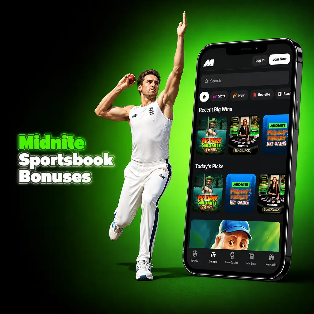 Midnite Sportsbook 2026 bonuses: acca boosts, daily odds boosts, IPL cricket free bets and acca insurance for UK bettors.