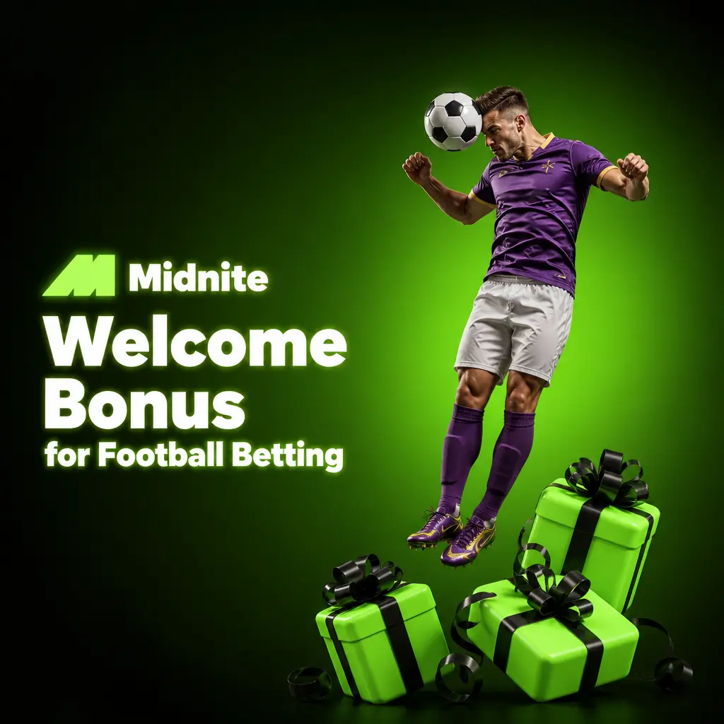 Midnite football betting welcome offer: Bet £10, Get £30 Free Bets plus 100 Free Spins for new UK customers.