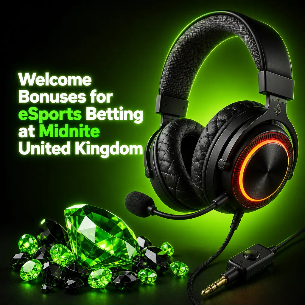 Midnite UK esports betting welcome bonus: Bet £10, Get £30 in Free Bets plus 100 Free Spins for new customers.